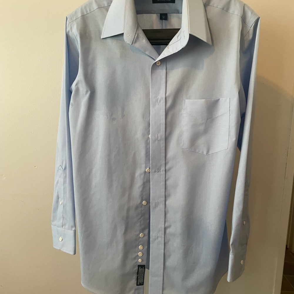 Saddlebred Men’s M blue button up shirt